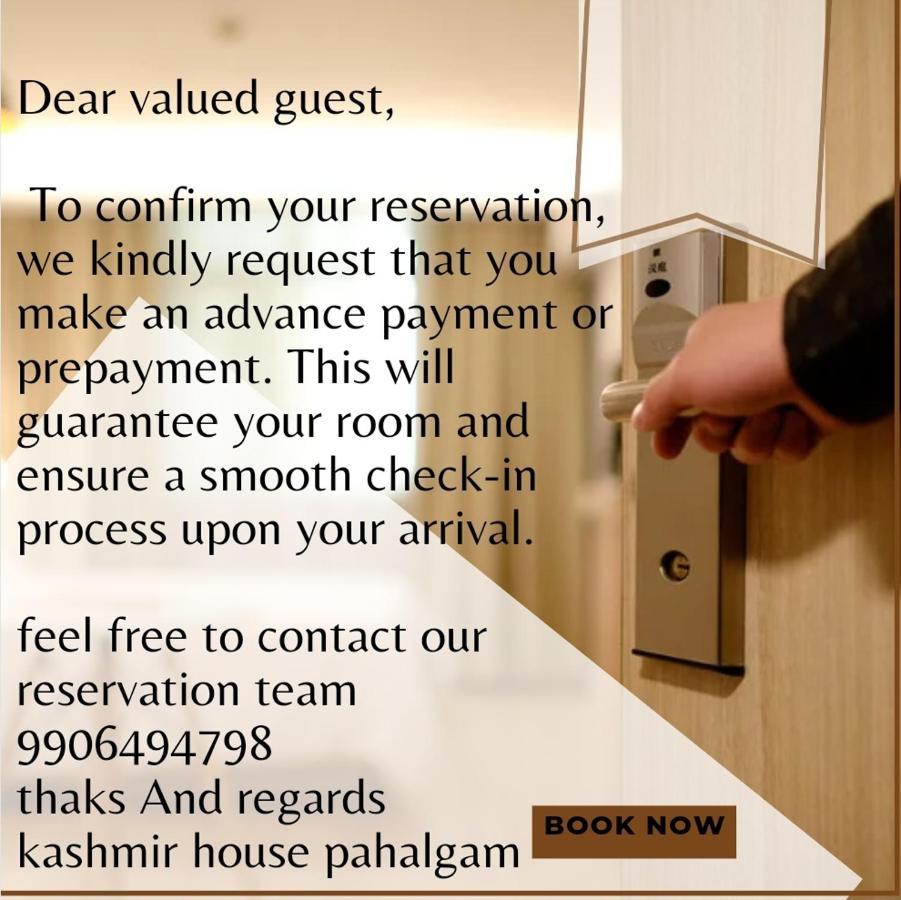Kashmir House Pahalgam Hotel Exterior photo
